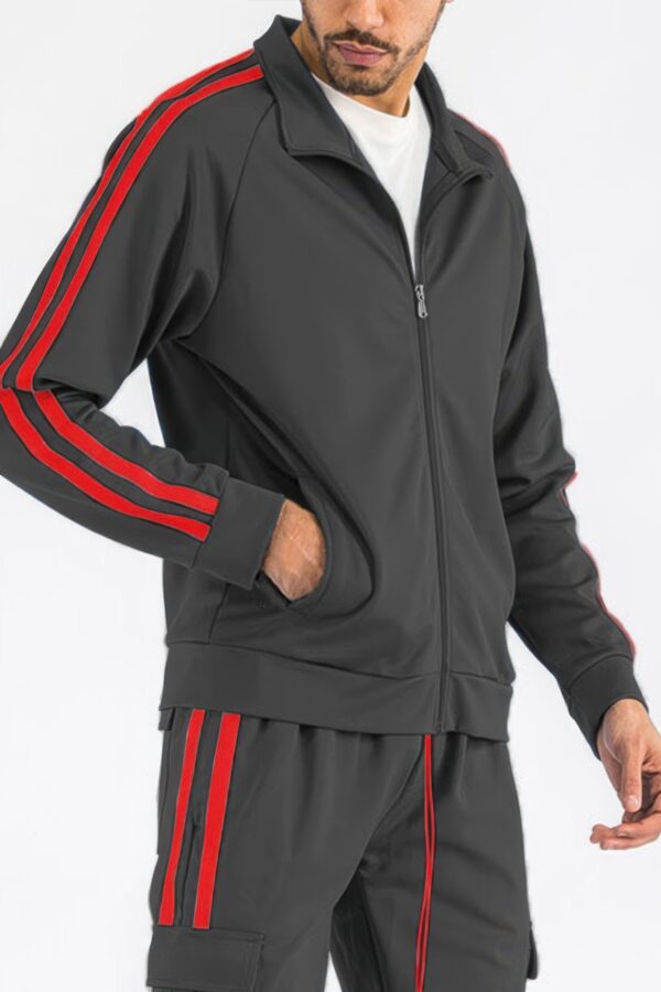 Two Stripe Track Jacket – Full-Zip Sport Jacket