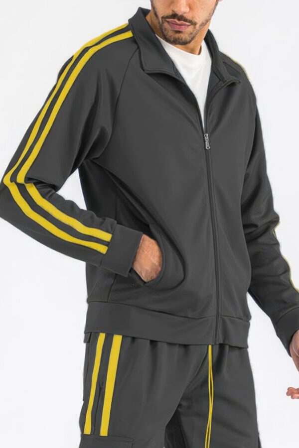 Two Stripe Track Jacket – Full-Zip Sport Jacket