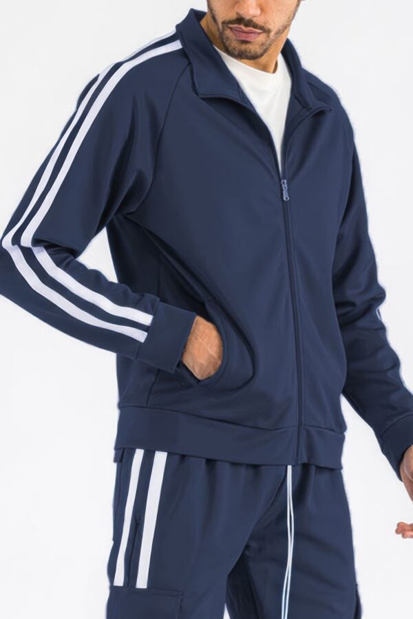 Two Stripe Track Jacket – Full-Zip Sport Jacket