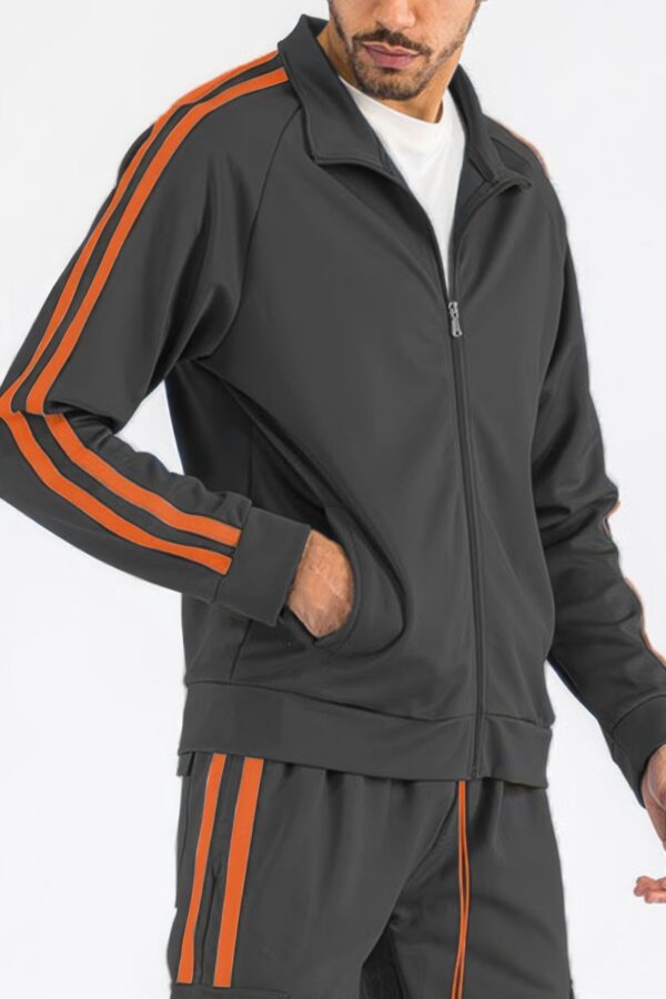 Two Stripe Track Jacket – Full-Zip Sport Jacket
