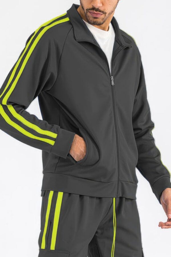 Two Stripe Track Jacket – Full-Zip Sport Jacket