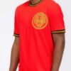 Men’s T-Shirt with Gold Lion Embroidery in Classic Colors