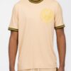 Men’s T-Shirt with Gold Lion Embroidery in Classic Colors