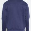 Men’s Cotton Zip-Up Jacket with Ribbed Trim