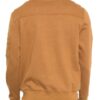 Men’s Cotton Zip-Up Jacket with Ribbed Trim