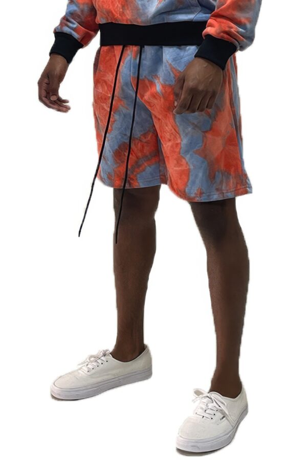 Men’s Tie-Dye Sweat Shorts – Drawstring Waist