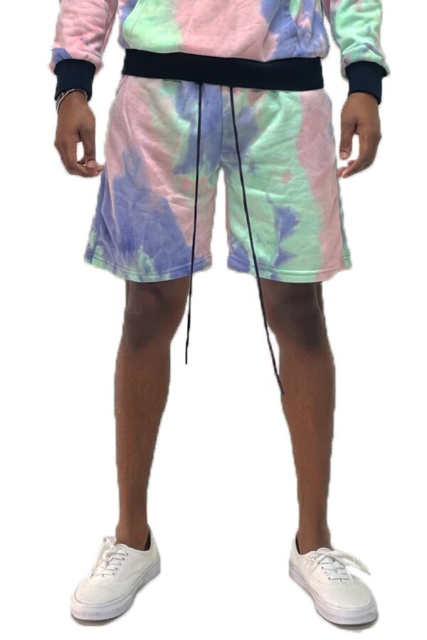 Men’s Tie-Dye Sweat Shorts – Drawstring Waist