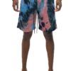 Men’s Tie-Dye Sweat Shorts – Drawstring Waist