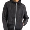 Lightweight Waterproof Hooded Jacket & Running Shorts Set