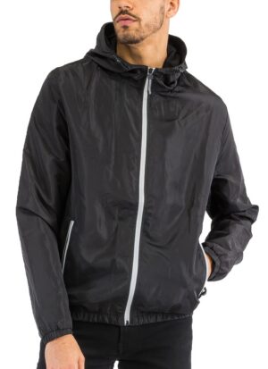 Lightweight Waterproof Hooded Jacket & Running Shorts Set