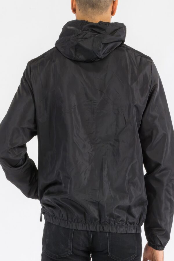 Lightweight Waterproof Hooded Jacket & Running Shorts Set