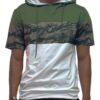 Camo Block Hooded Shirt – Short Sleeve Cotton