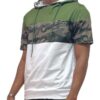 Camo Block Hooded Shirt – Short Sleeve Cotton