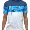 Camo Block Hooded Shirt – Short Sleeve Cotton