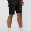 Slim Distressed Stretch Denim Shorts – Men’s