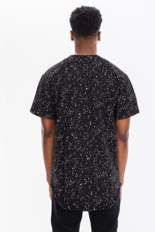 Men’s Scalloped Short-Sleeve T-Shirt – Dots Pattern