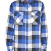 Men’s Long-Sleeve Checkered Flannel – Chest Pockets