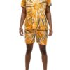 Men’s Tie Dye Shirt & Short Set – Vibrant Colors