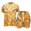 Men’s Tie Dye Shirt & Short Set – Vibrant Colors