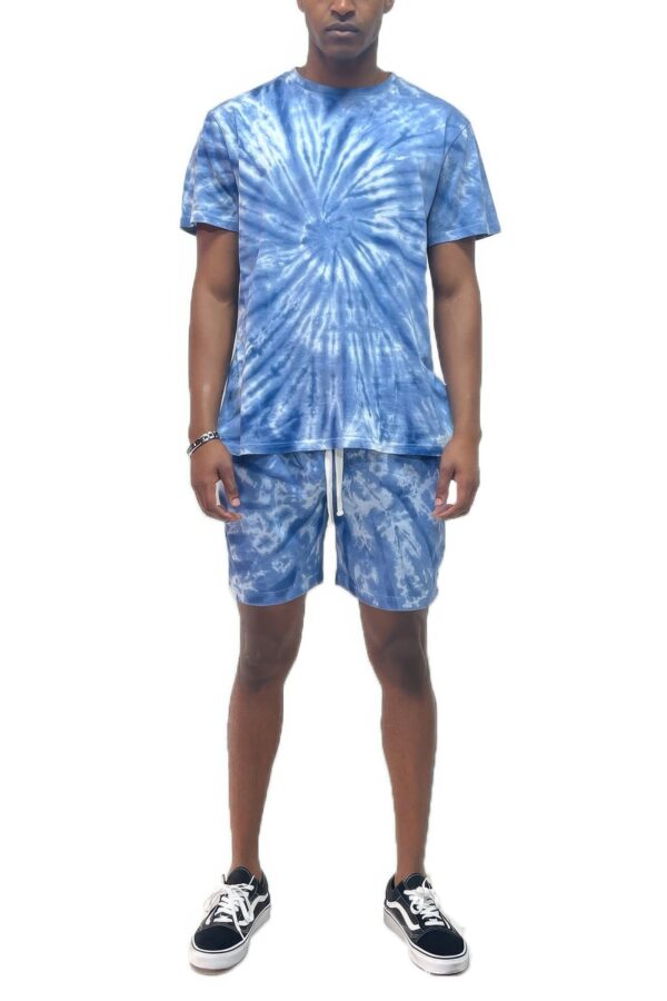 Men’s Tie Dye Shirt & Short Set – Vibrant Colors