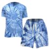 Men’s Tie Dye Shirt & Short Set – Vibrant Colors
