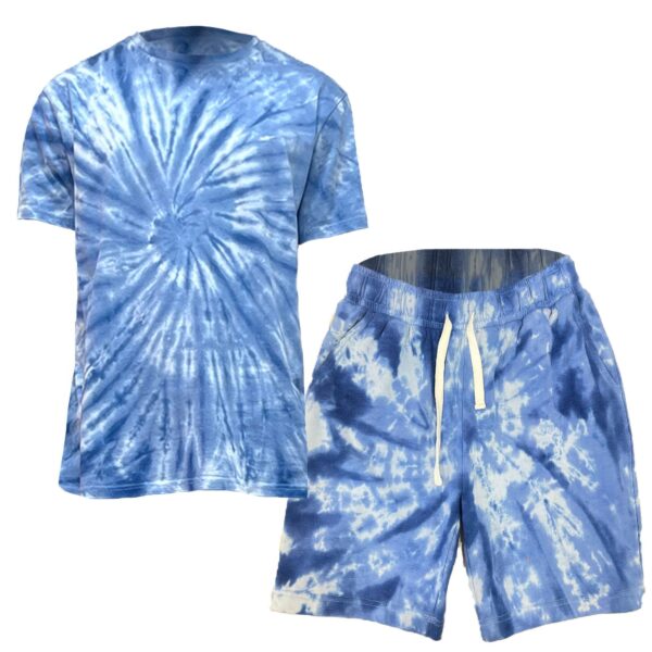 Men’s Tie Dye Shirt & Short Set – Vibrant Colors