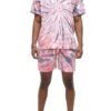 Men’s Tie Dye Shirt & Short Set – Vibrant Colors