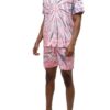 Men’s Tie Dye Shirt & Short Set – Vibrant Colors