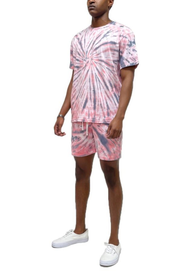 Men’s Tie Dye Shirt & Short Set – Vibrant Colors