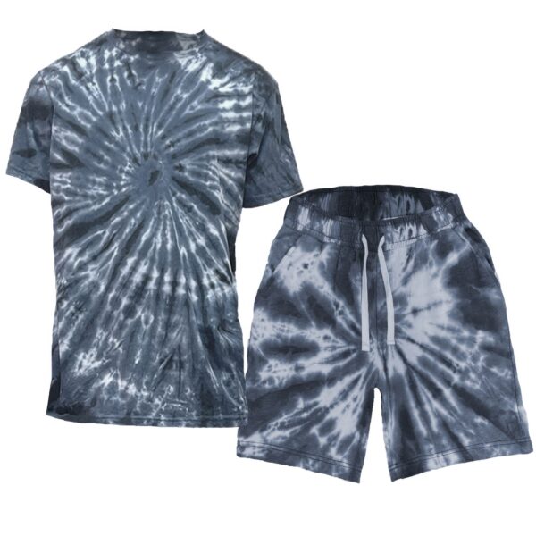 Men’s Tie Dye Shirt & Short Set – Vibrant Colors
