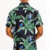Men’s Hawaiian Print Button-Down Shirt – Multi