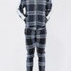 Plaid Checkered Full-Zip Track Suit – Men’s