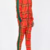 Plaid Checkered Full-Zip Track Suit – Men’s