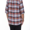 Men’s Short-Sleeve Zipper Shirt – Checker Plaid