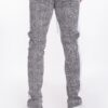 Elephant Print Track Pants with Ankle Zippers