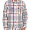 Men’s Checkered Soft Flannel Shacket – Brushed Plaid