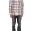 Men’s Checkered Soft Flannel Shacket – Brushed Plaid