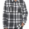 Men’s Checkered Soft Flannel Shacket – Brushed Plaid
