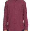 Men’s Solid Long-Sleeve Button-Down Shirt – Regular Fit