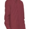 Men’s Solid Long-Sleeve Button-Down Shirt – Regular Fit