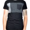 Men’s Short Sleeve T-Shirt – Faux Pocket & Hi-Low Hem