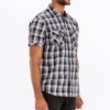 Men’s Checkered Button-Down Shirt with Chest Pockets
