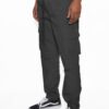 Men’s Peacock Iridescent Cargo Jogger Pants