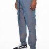 Men’s Peacock Iridescent Cargo Jogger Pants