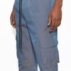 Men’s Peacock Iridescent Cargo Jogger Pants