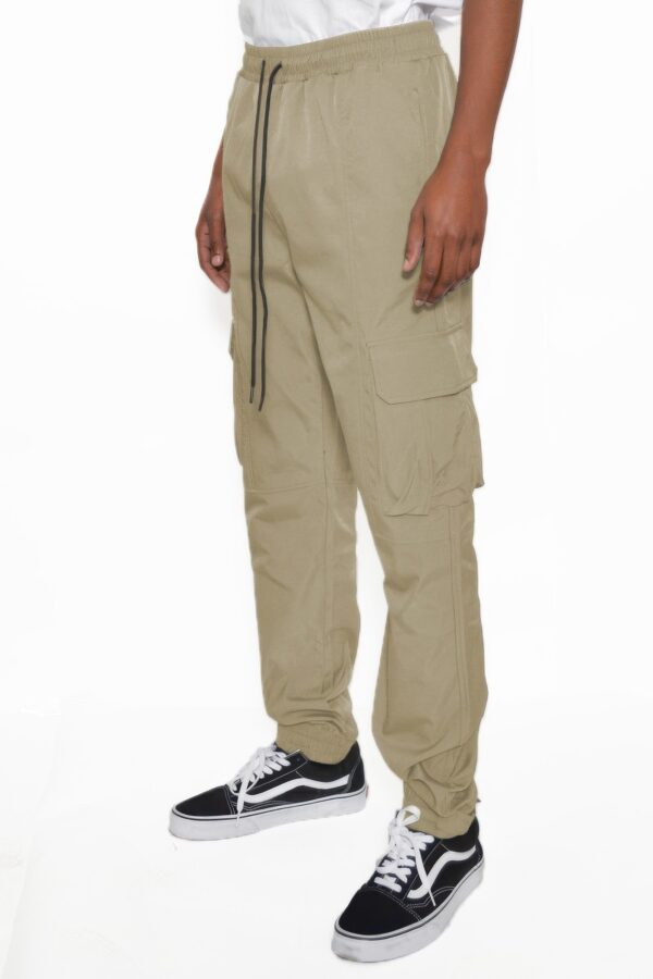 Men’s Peacock Iridescent Cargo Jogger Pants