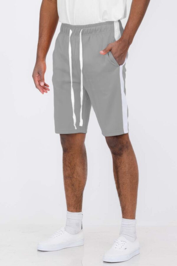 Men’s Single Stripe Slim-Fit Track Shorts – Athletic Design