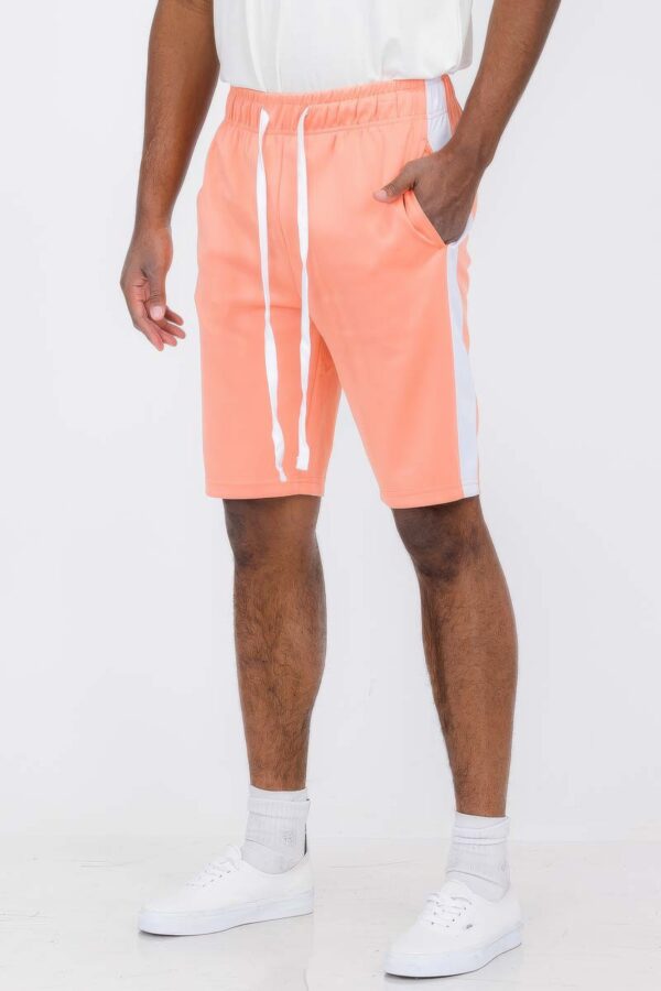 Men’s Single Stripe Slim-Fit Track Shorts – Athletic Design