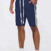 Men’s Single Stripe Slim-Fit Track Shorts – Athletic Design