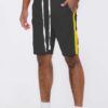 Men’s Single Stripe Slim-Fit Track Shorts – Athletic Design